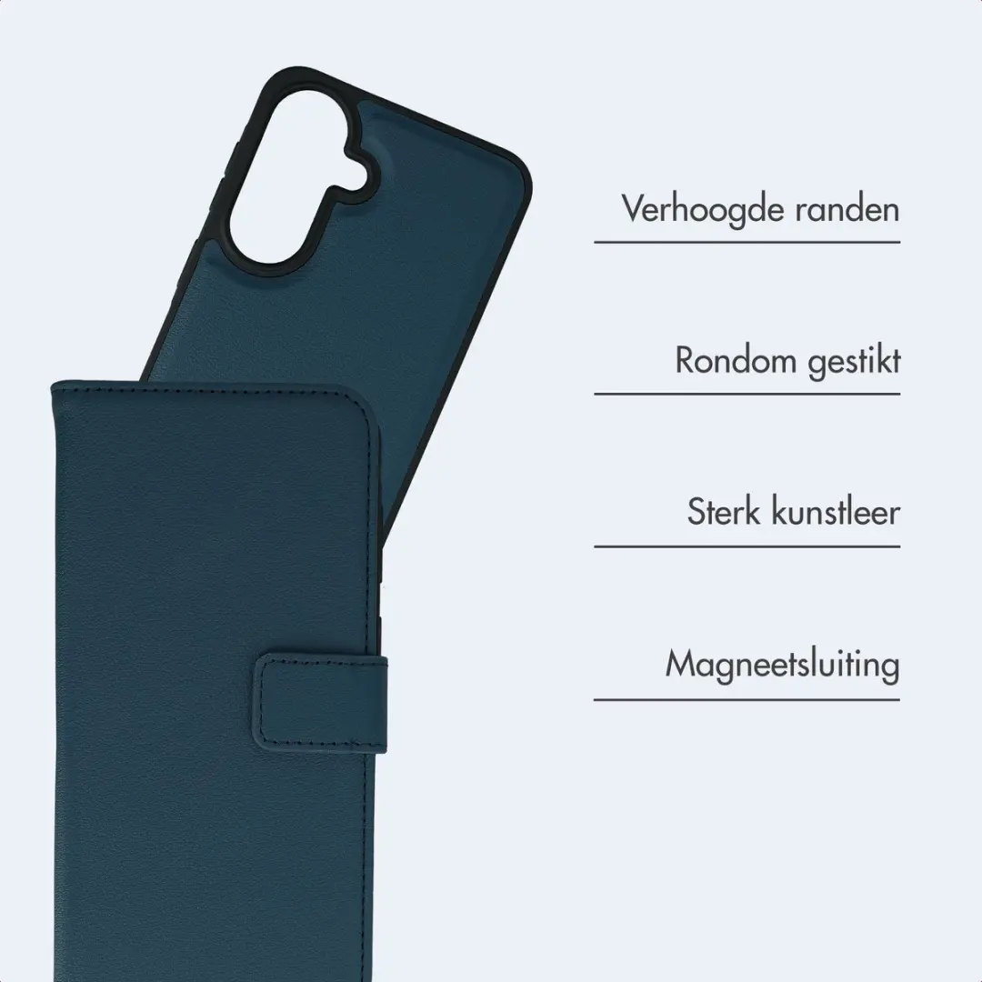 Imoshion Bookcase Hoesje Samsung Galaxy A37 5G - Blauw - 3 Pasjes