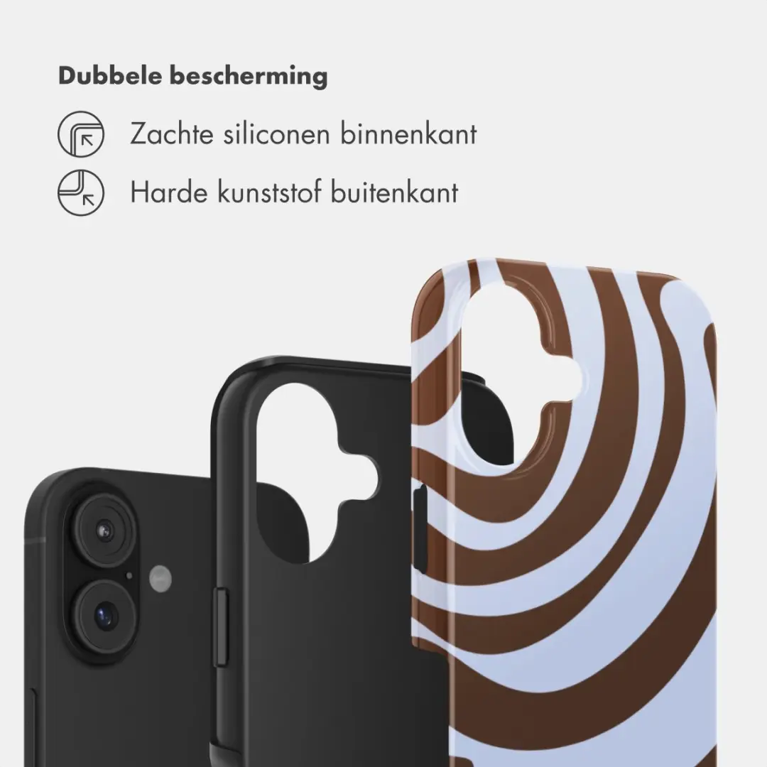 Selencia Hoesje iPhone 17 Dream Swirl Chocolate