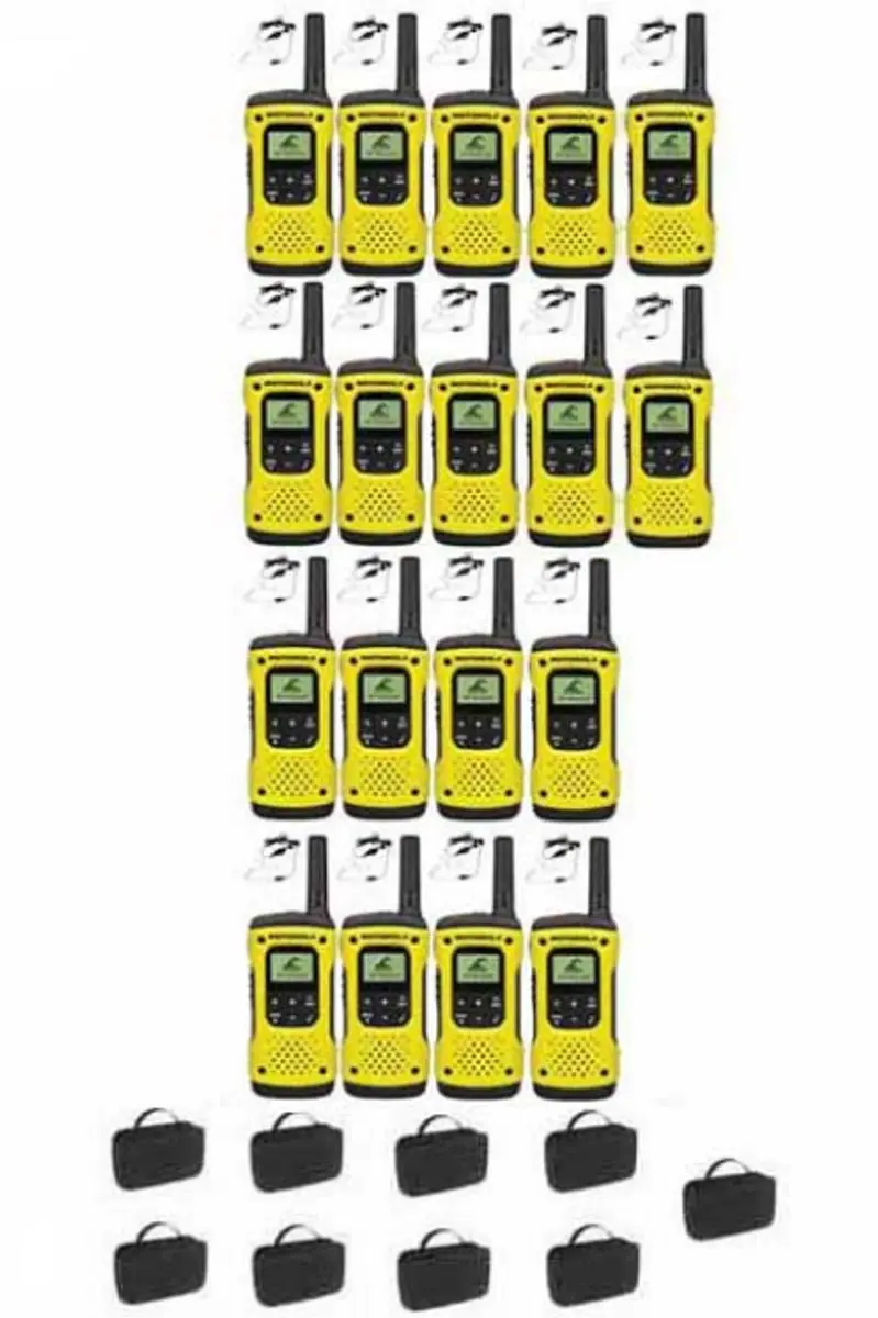 Motorola TLKR T92 H2O Portofoons - 18 Stuks - Geel