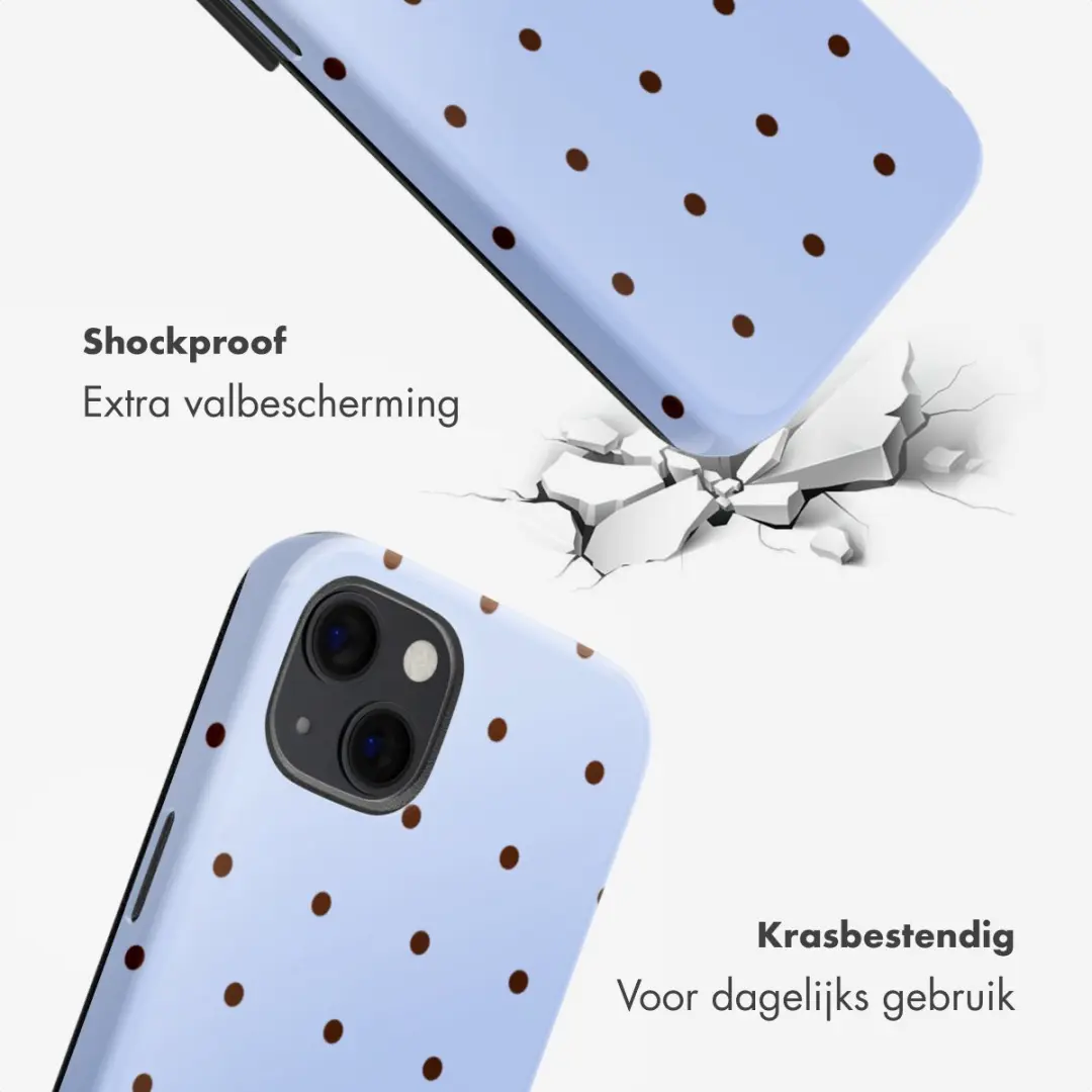 Selencia Hoesje iPhone 13 Pro Lichtblauw
