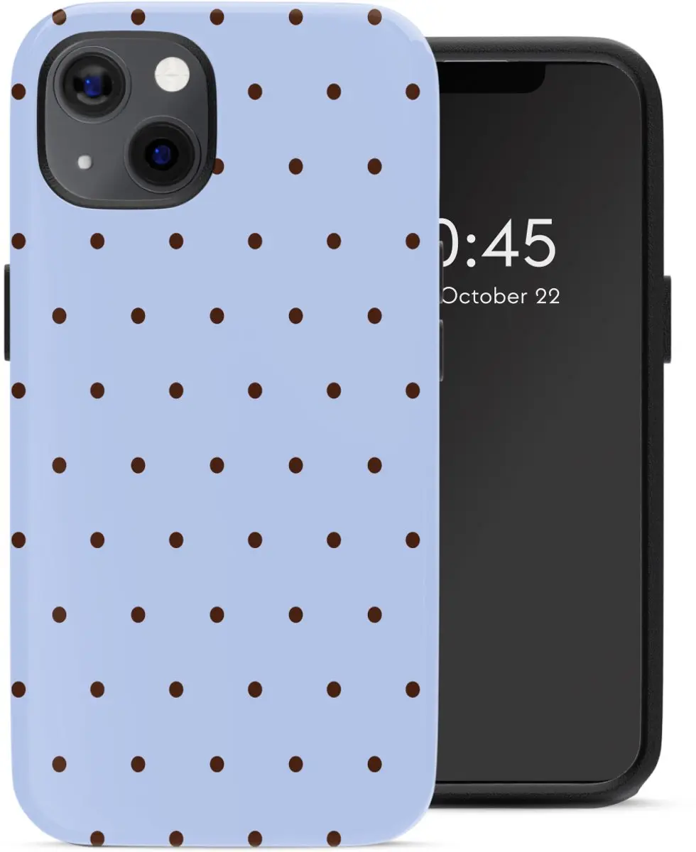 Selencia Hoesje iPhone 13 Pro Lichtblauw