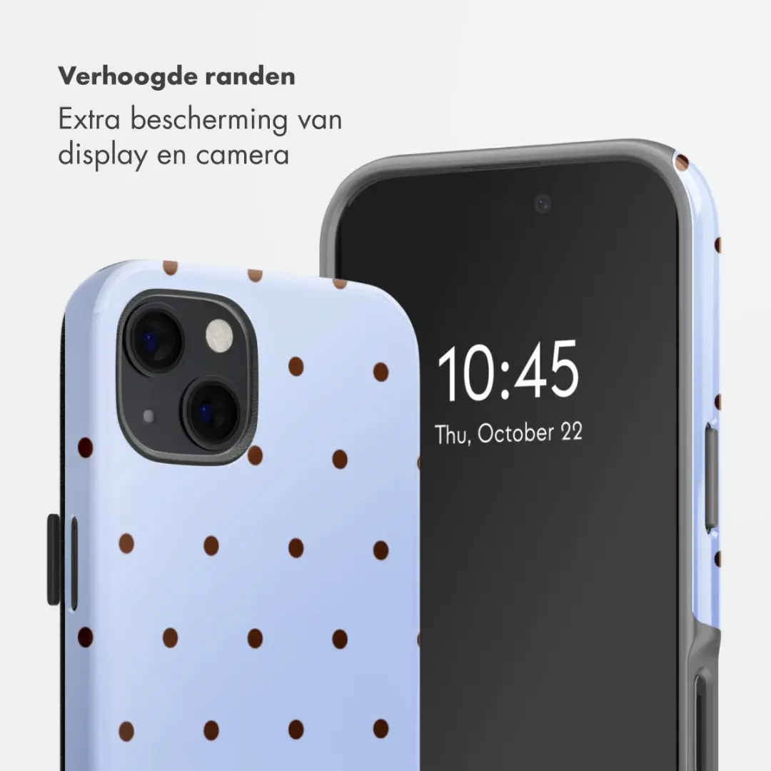 Selencia Hoesje iPhone 13 Pro Lichtblauw