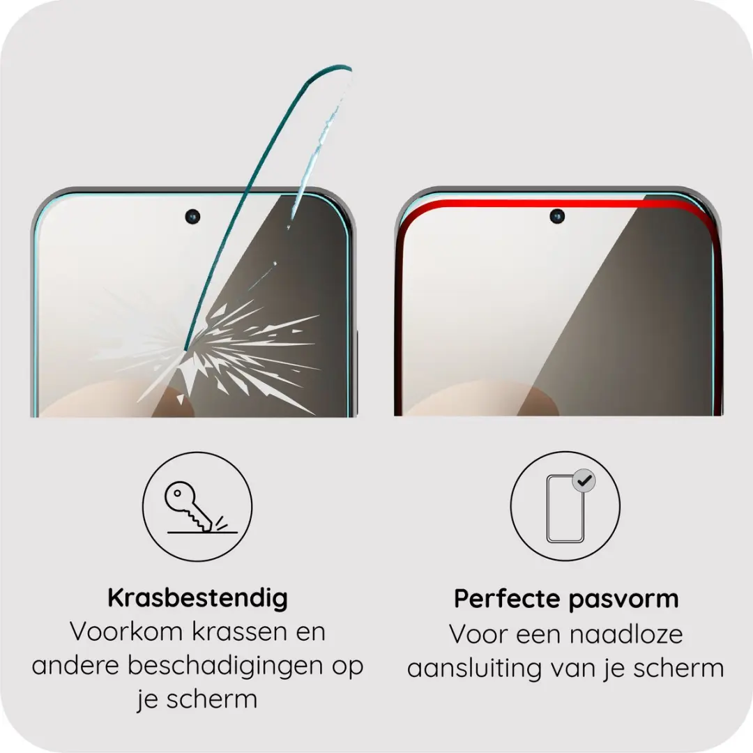 Just in Case Screenprotector Moto G67/G77 - Gehard Glas - afbeelding 6 van 6