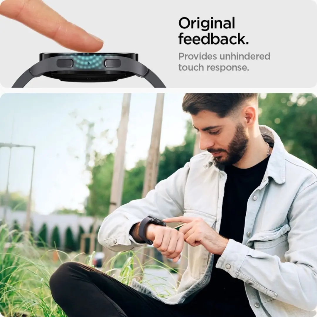 Spigen Glass Protector AGL06522 - Samsung Watch6 40mm - 2 Stuks