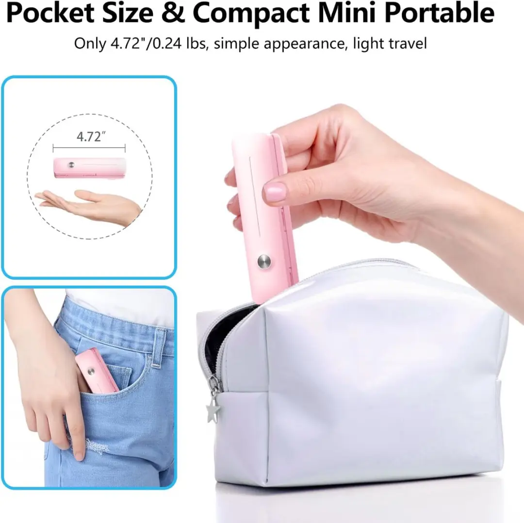 ECTEATOY YXP-7 Selfiestick - Smartphone - Roze