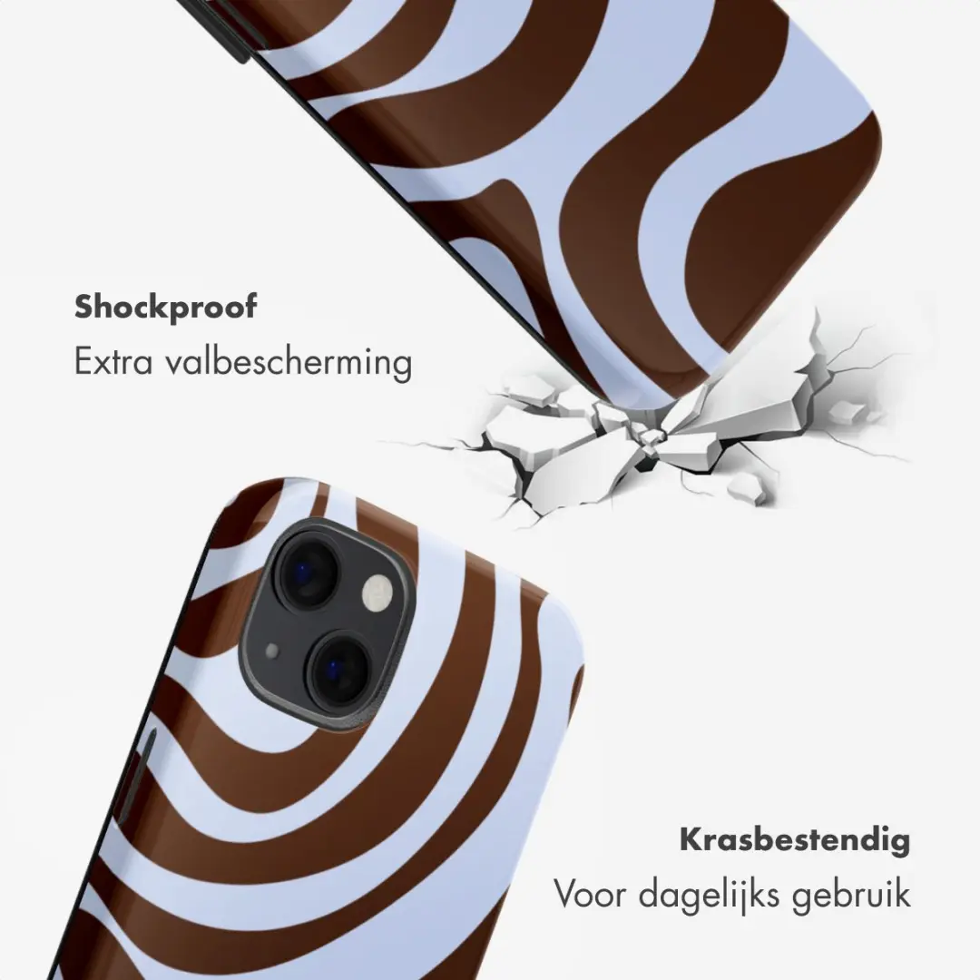 Selencia Hoesje iPhone 13 Pro Dream Swirl Chocolate