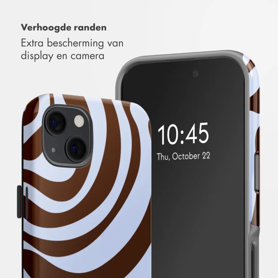 Selencia Hoesje iPhone 13 Pro Dream Swirl Chocolate