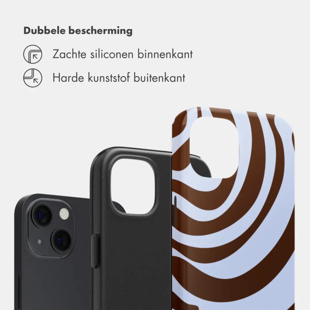 Selencia Hoesje iPhone 13 Pro Dream Swirl Chocolate