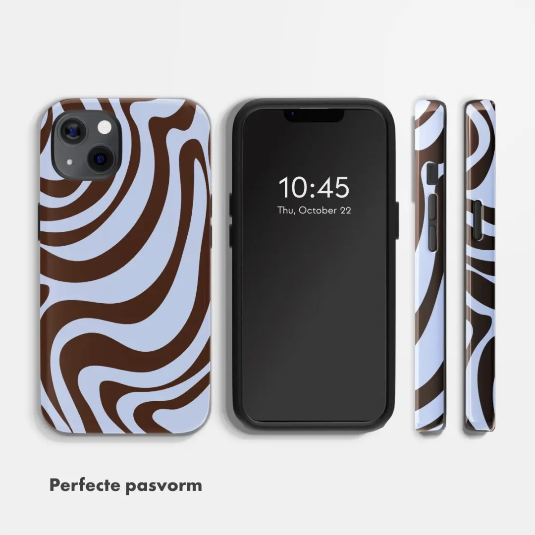 Selencia Hoesje iPhone 13 Pro Dream Swirl Chocolate