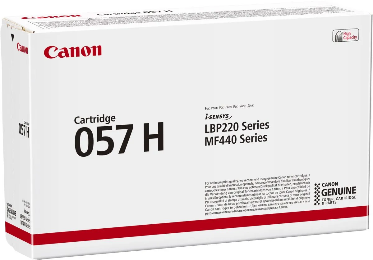 Canon i-SENSYS 057H Toner - Zwart - 10.000 pagina's