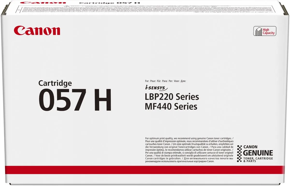 Canon i-SENSYS 057H Toner - Zwart - 10.000 pagina's