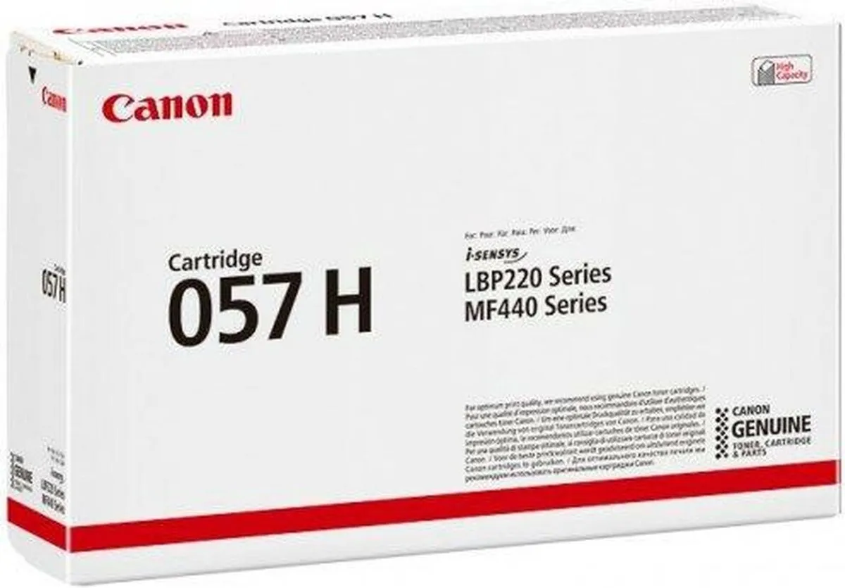 Canon i-SENSYS 057H Toner - Zwart - 10.000 pagina's