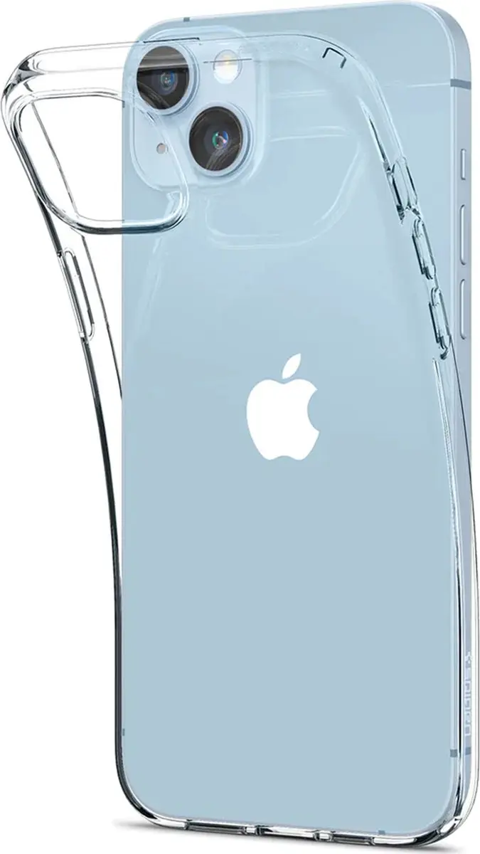 Spigen ACS04887 Liquid Crystal Backcover iPhone 14 Plus - Transparant