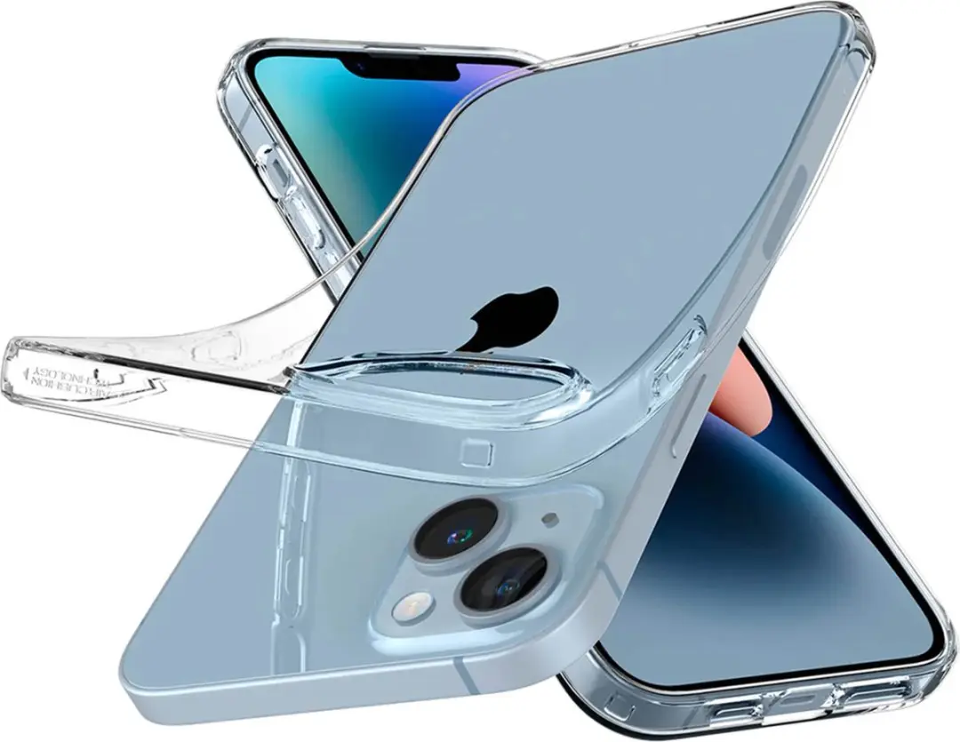 Spigen ACS04887 Liquid Crystal Backcover iPhone 14 Plus - Transparant