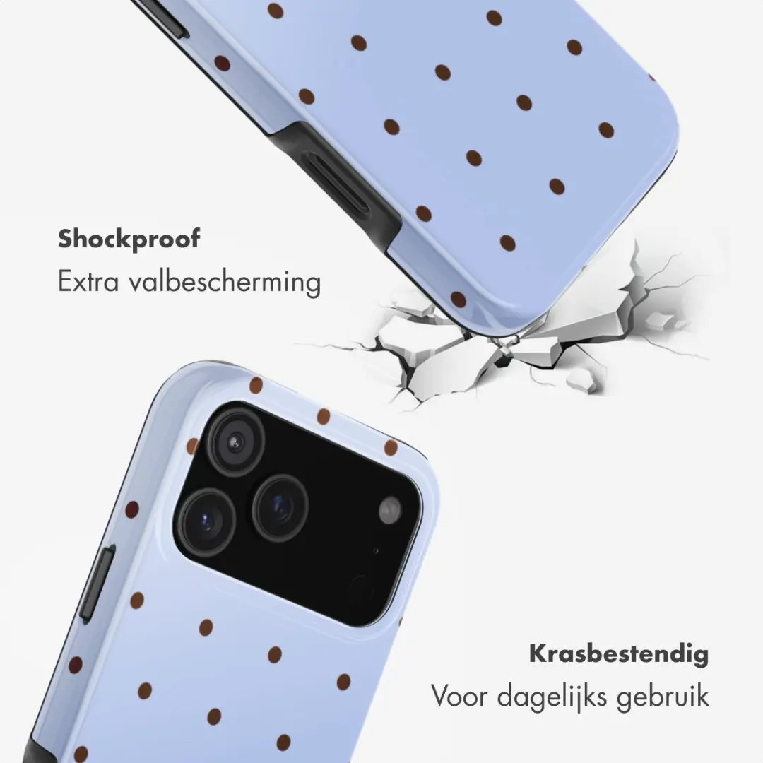 Selencia Hoesje iPhone 17 Pro - Lichtblauw MagSafe