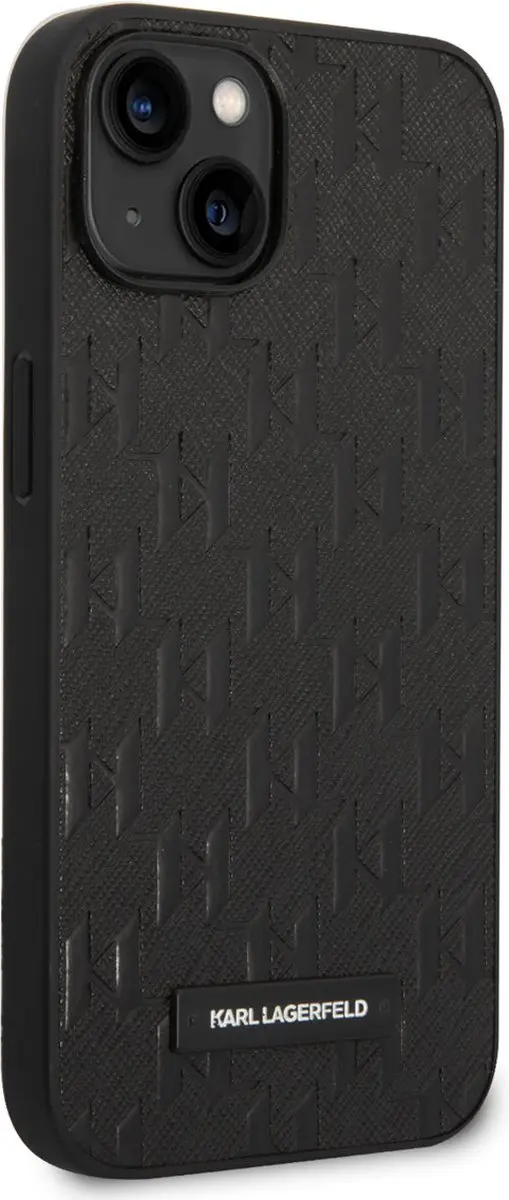 Karl Lagerfeld iPhone 14 Telefoonhoesje Saffiano Zwart - afbeelding 6 van 6