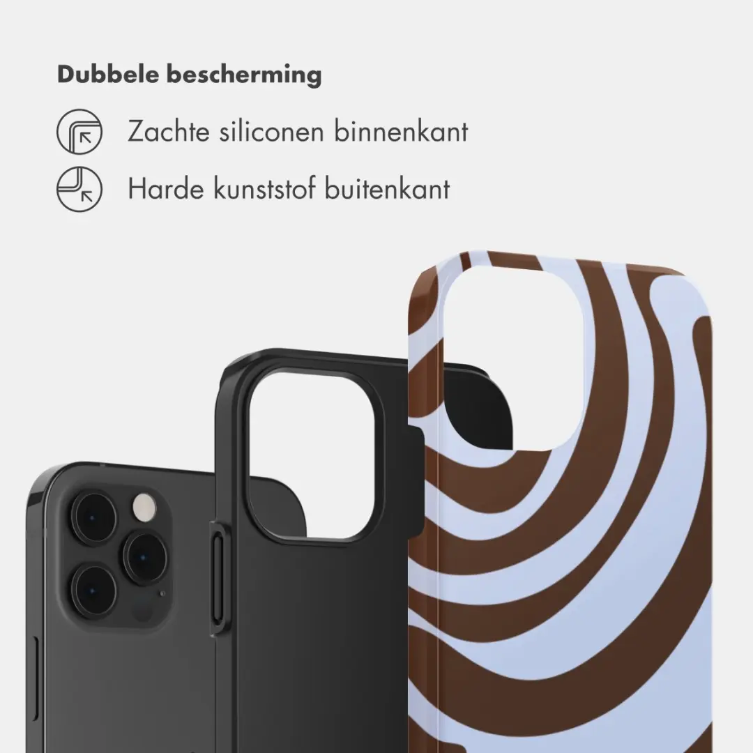 Selencia Hoesje iPhone 12 Pro Dream Swirl Chocolate