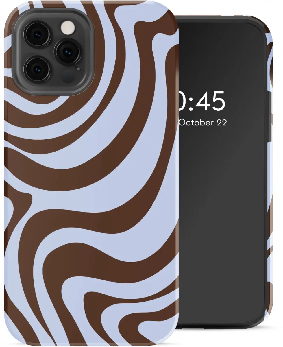 Selencia Hoesje iPhone 12 Pro Dream Swirl Chocolate