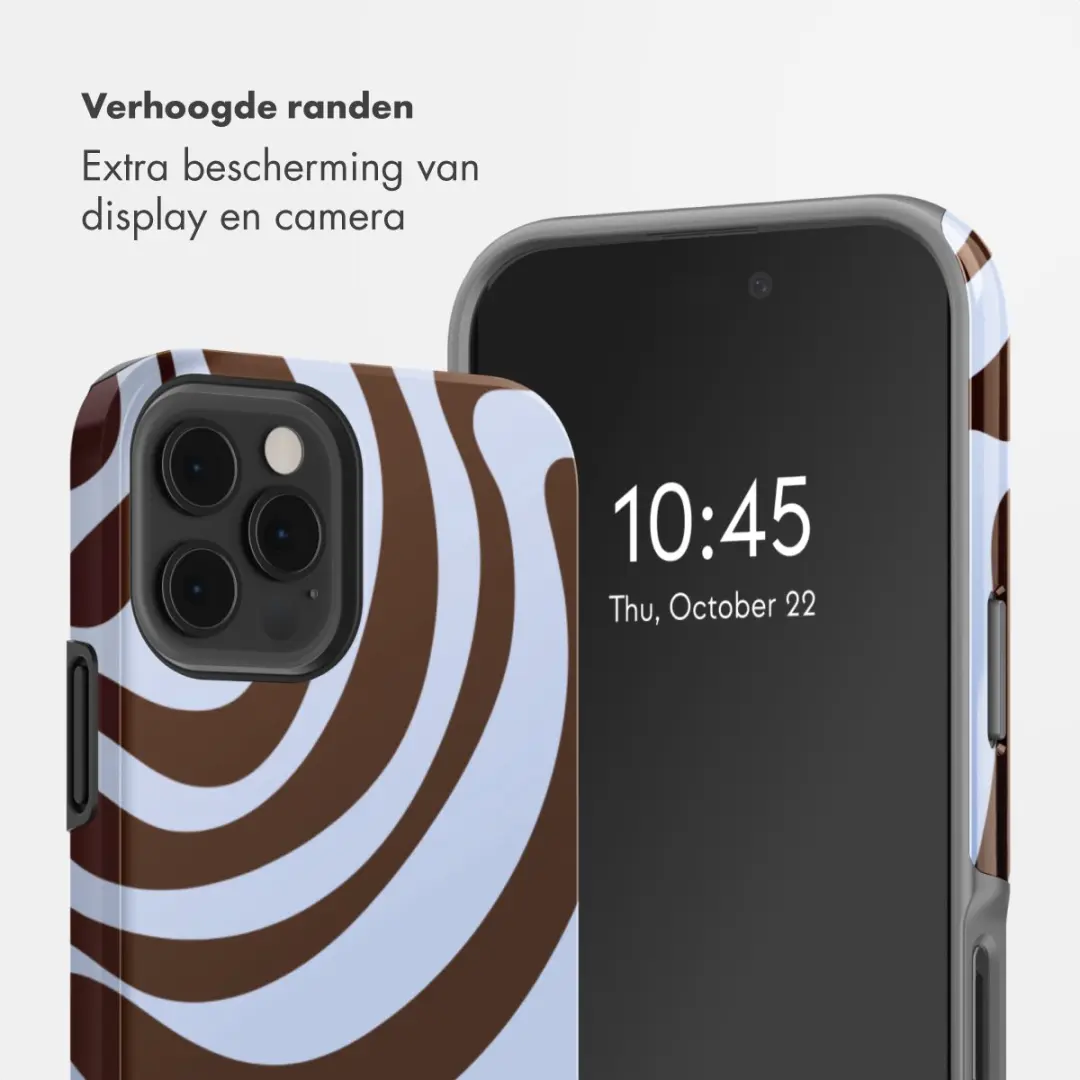 Selencia Hoesje iPhone 12 Pro Dream Swirl Chocolate