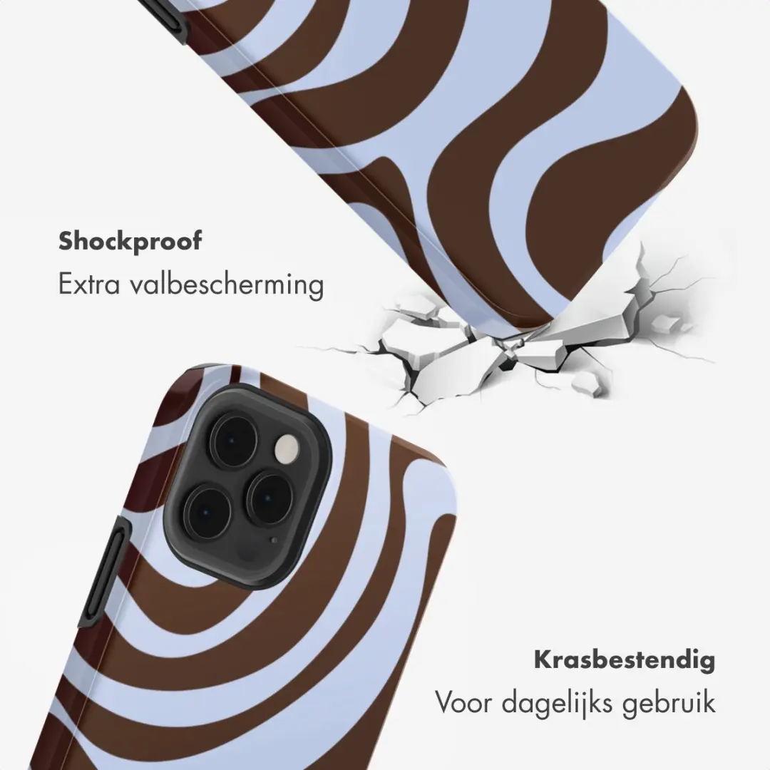 Selencia Hoesje iPhone 12 Pro Dream Swirl Chocolate