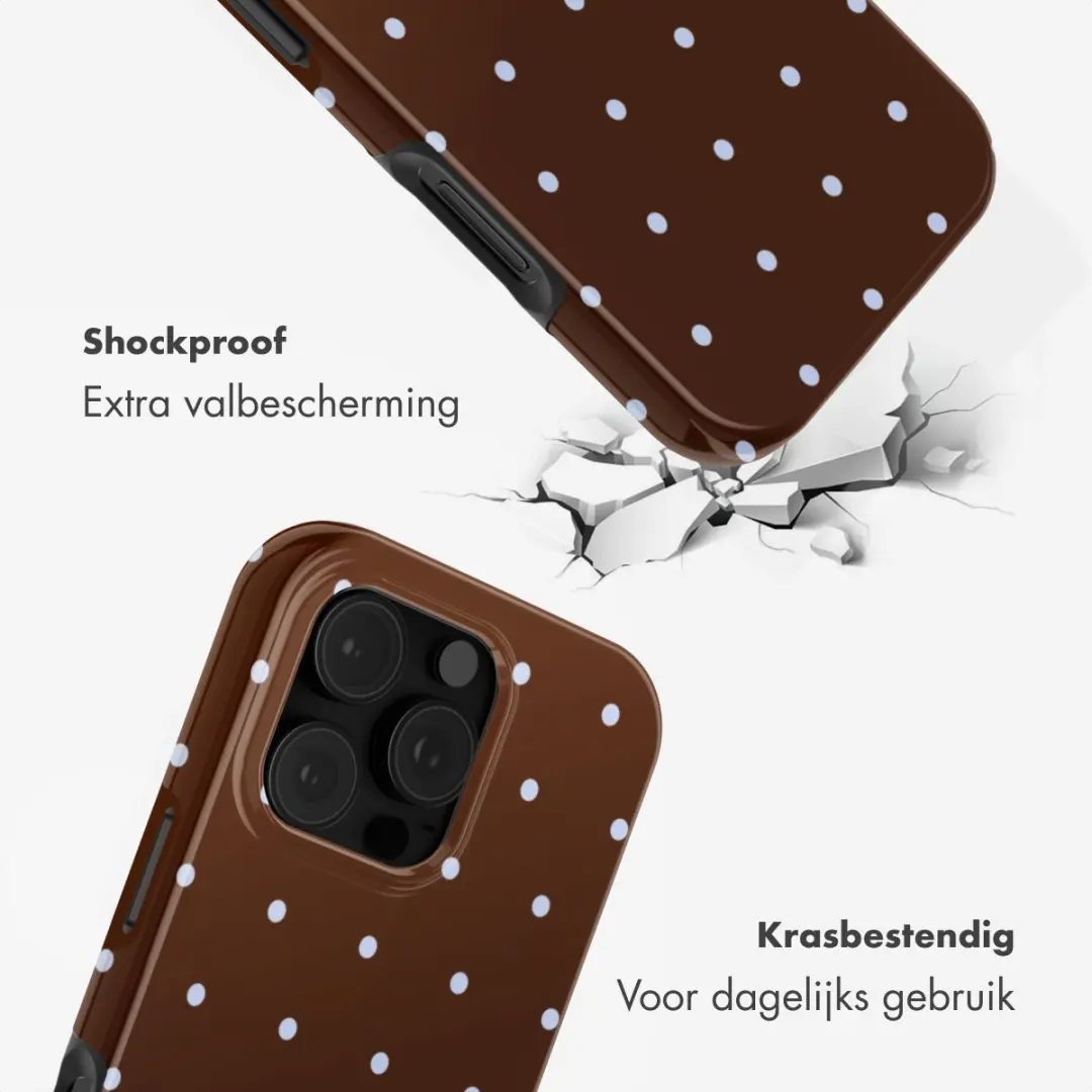 Selencia Hoesje iPhone 16 Pro Max - MagSafe - Bruin