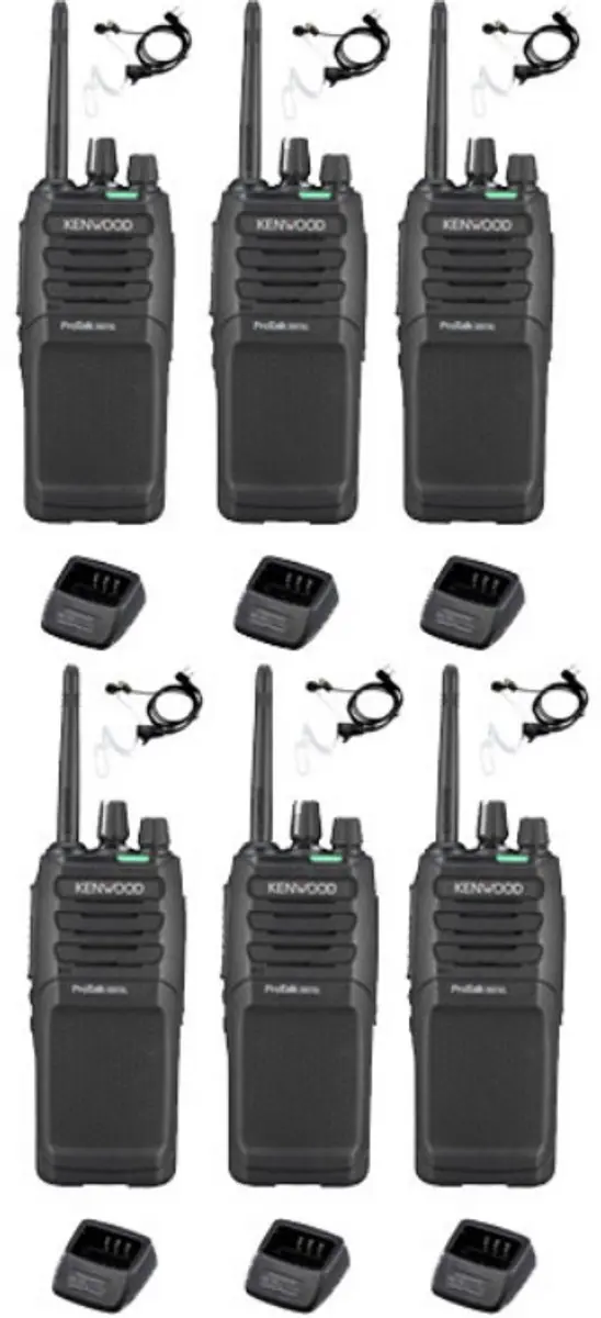 Kenwood TK-3701D Portofoonset - 6 Stuks - Zwart - afbeelding 5 van 5