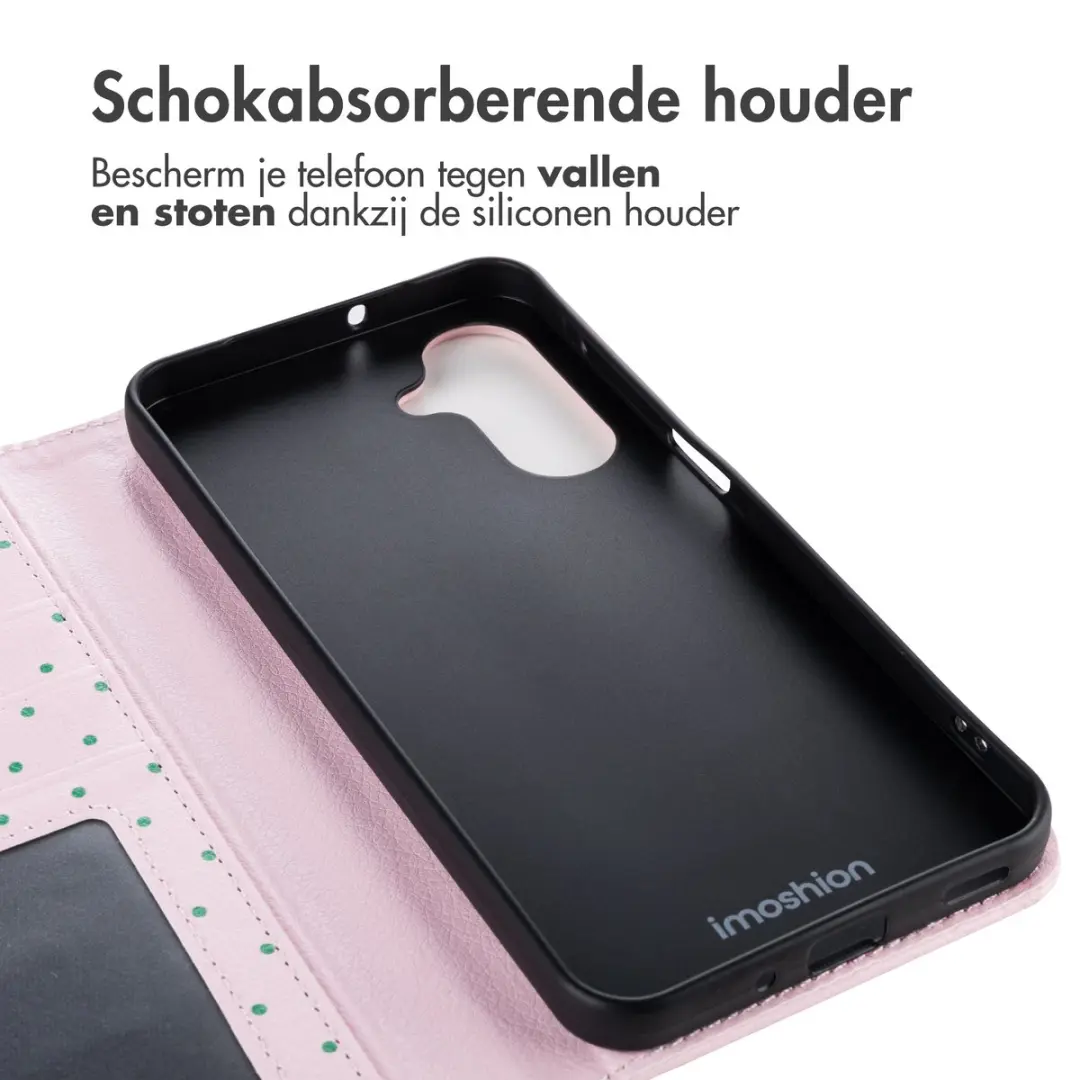 Imoshion Galaxy A17 Hoesje - Happy Dots - 3 Pasjes - afbeelding 6 van 6