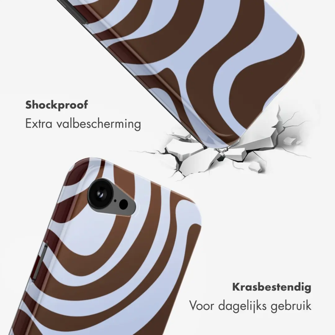 Selencia Hoesje iPhone 16/17 Dream Swirl Chocolate - MagSafe