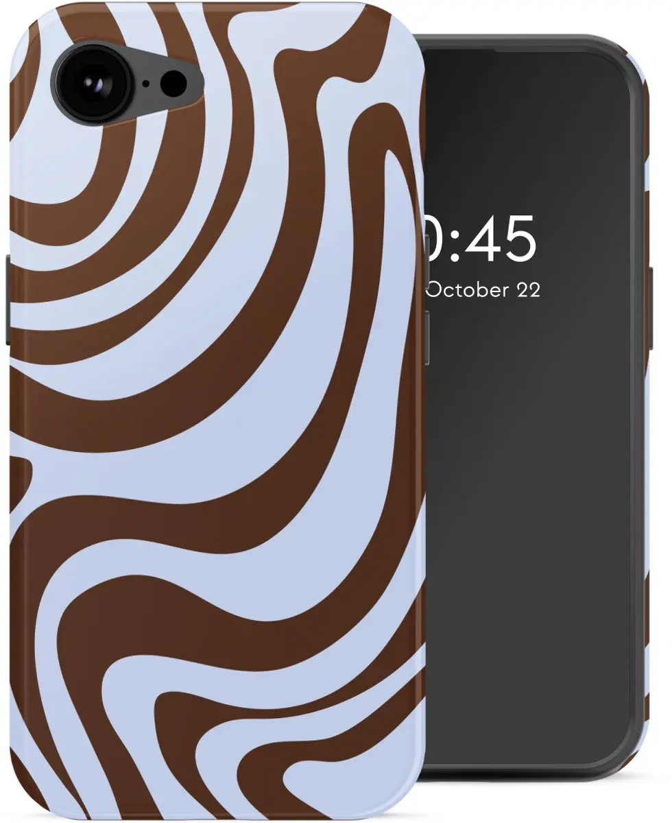 Selencia Hoesje iPhone 16/17 Dream Swirl Chocolate