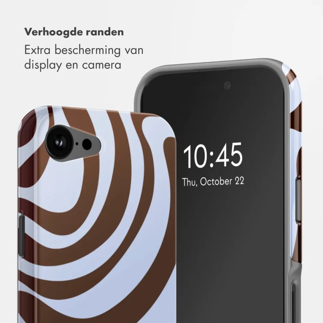 Selencia Hoesje iPhone 16/17 Dream Swirl Chocolate - MagSafe