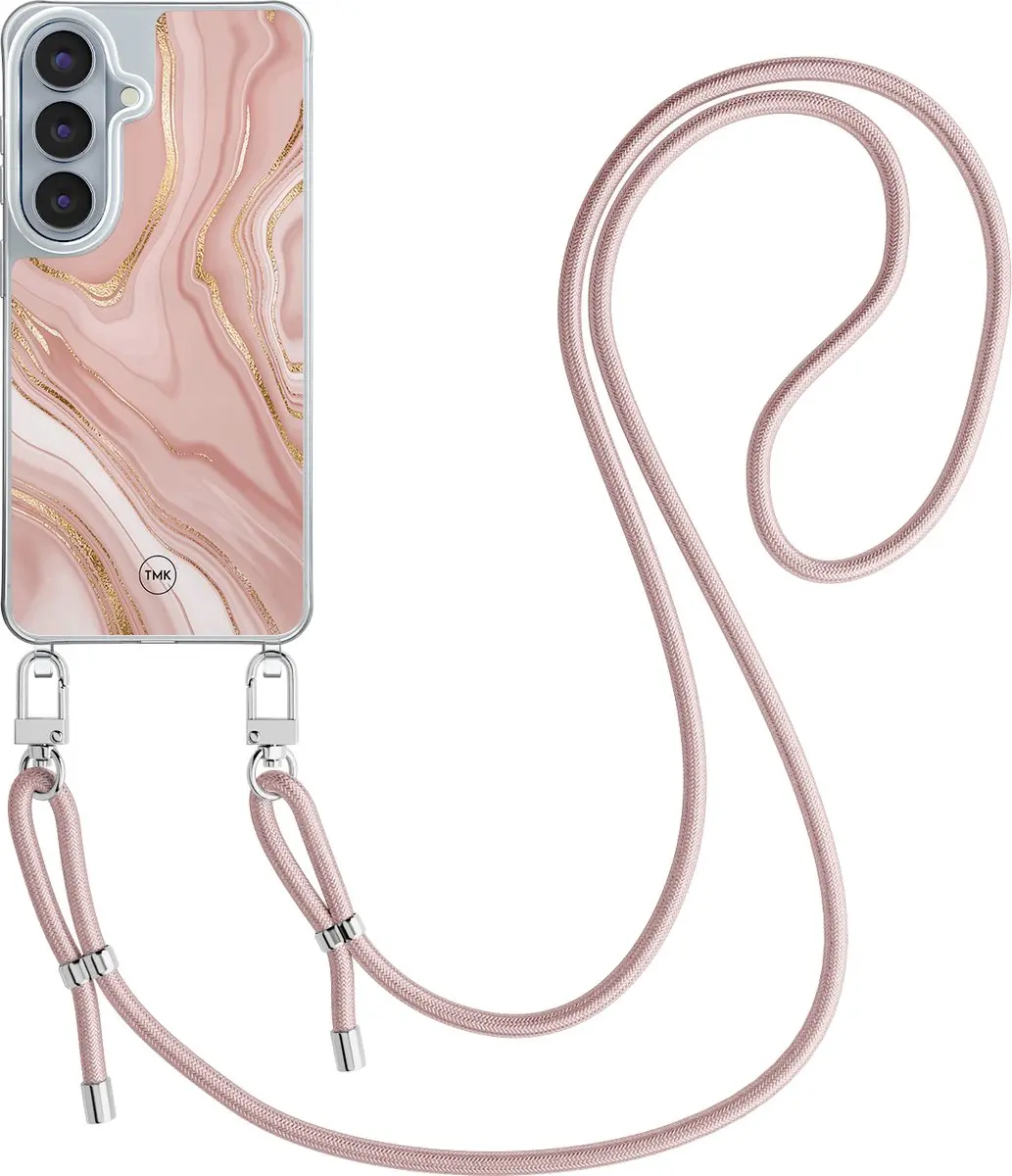 Casevibes S26 Telefoonhoesje CV/S/S26/C/007 - Rose Marble - Crossbody