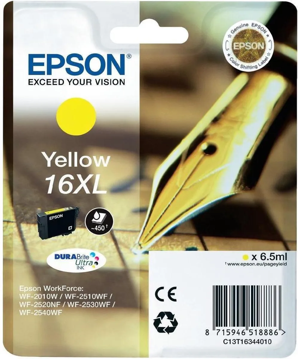 Epson 16XL Geel C13T16344010