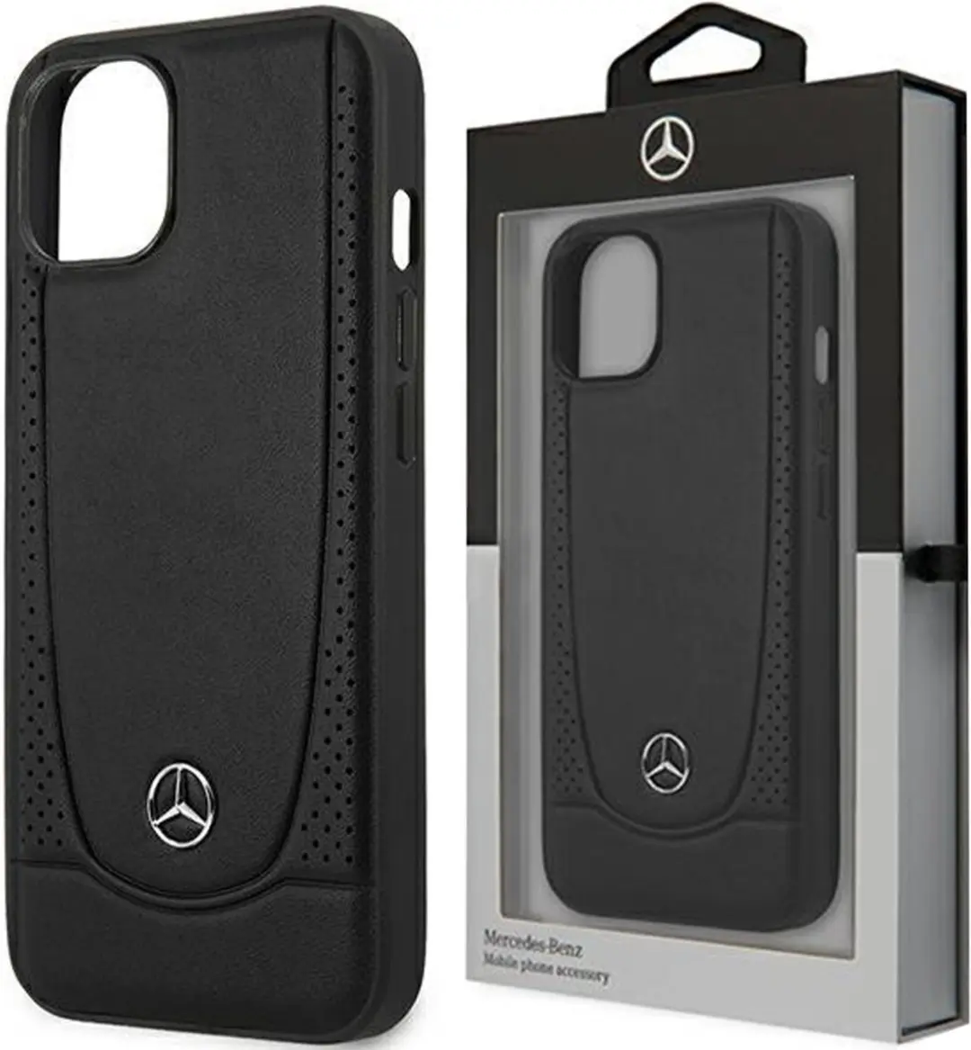 Mercedes-Benz iPhone 15 Pro Hoesje - Effen Zwart