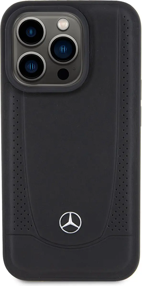 Mercedes-Benz iPhone 15 Pro Hoesje - Effen Zwart