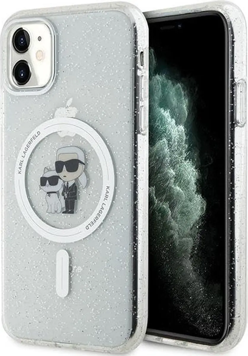 Karl Lagerfeld iPhone 11/XR Glitter MagSafe Hoesje