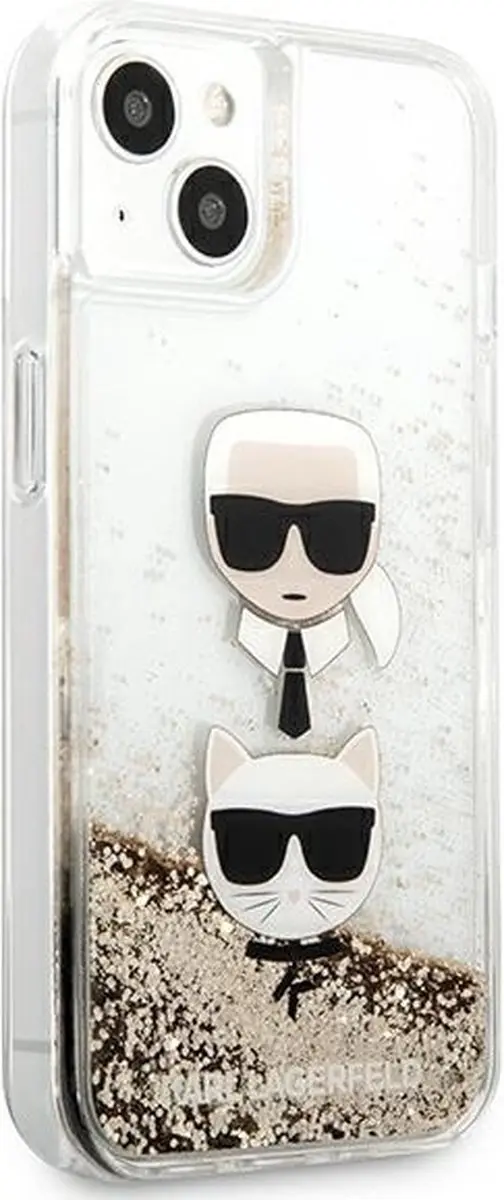 Karl Lagerfeld KLHCP13SKICGLD iPhone 13 mini Hoesje - Goud - afbeelding 2 van 6