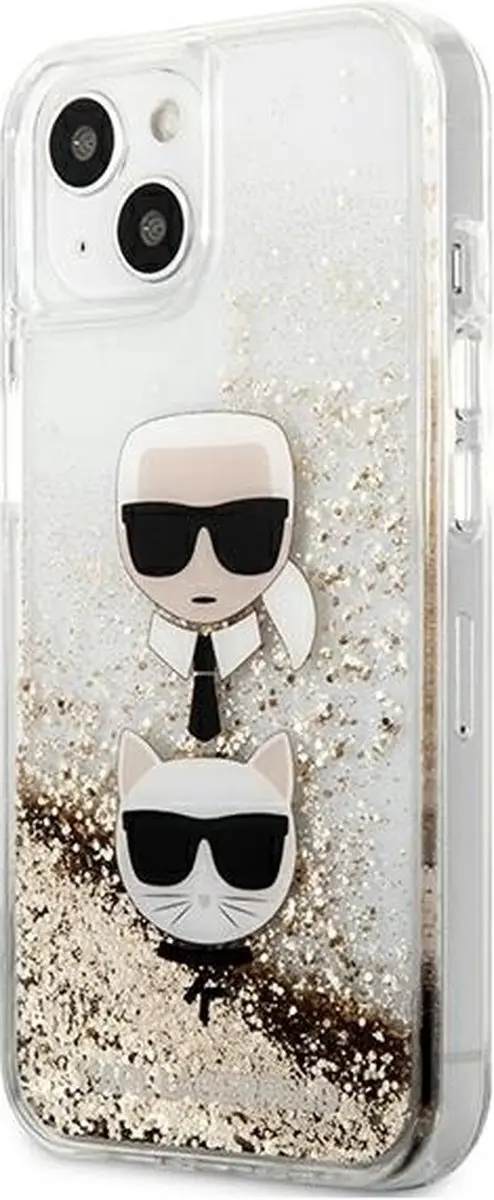Karl Lagerfeld KLHCP13SKICGLD iPhone 13 mini Hoesje - Goud - afbeelding 5 van 6
