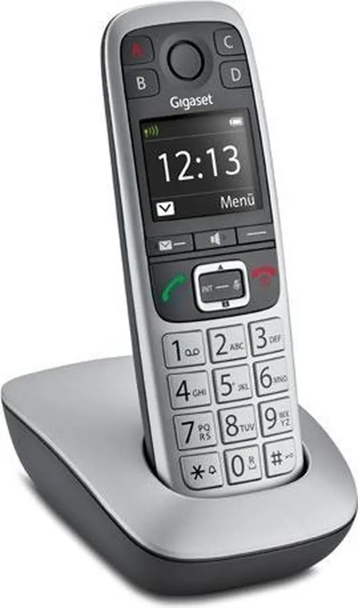 Gigaset E560 DECT Telefoon - Zwart/Zilver
