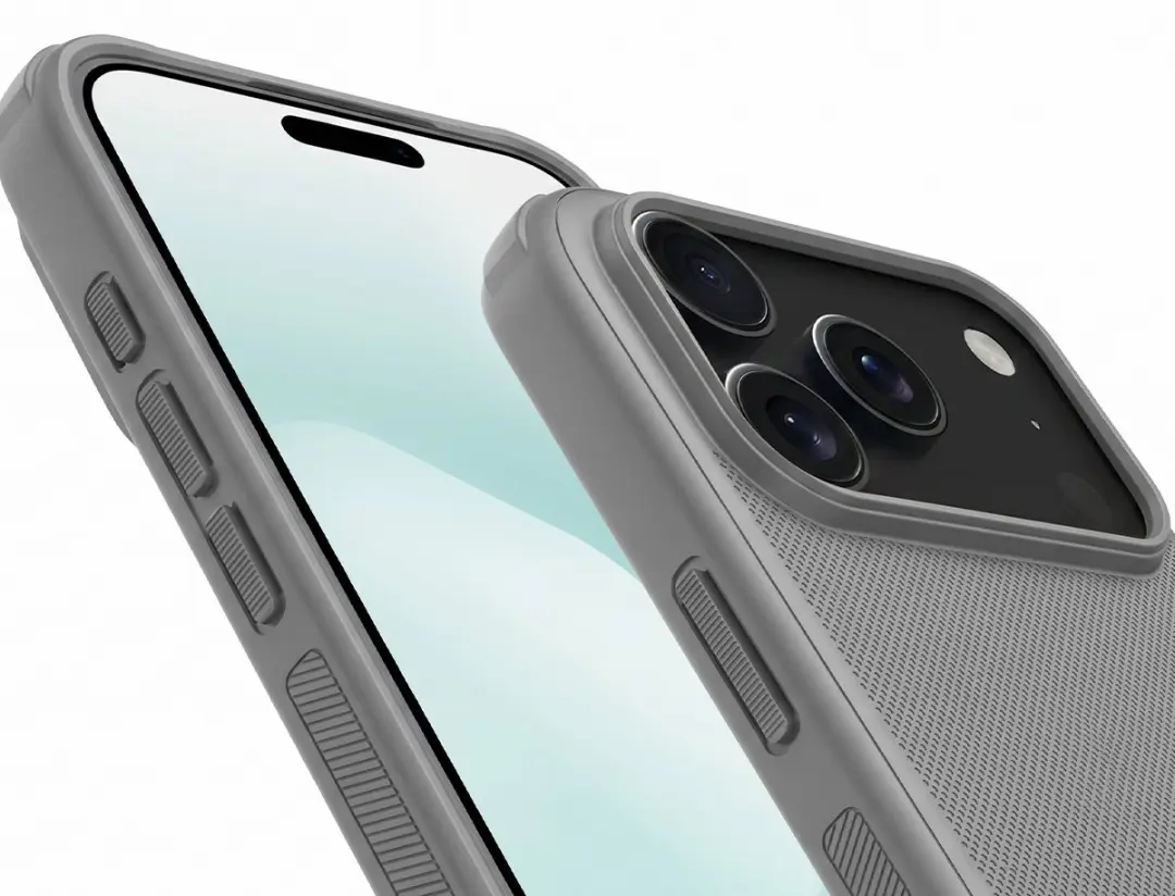 Nillkin iPhone 17 Pro Bi-Materiaal Hoesje Grijs - 57983127607