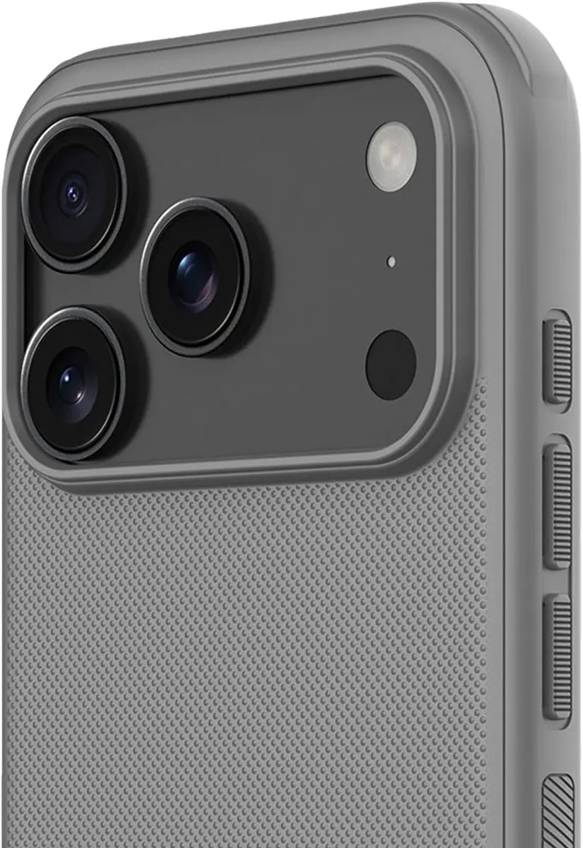 Nillkin iPhone 17 Pro Bi-Materiaal Hoesje Grijs - 57983127607