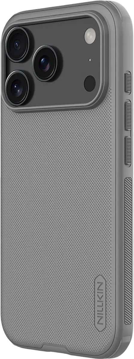 Nillkin iPhone 17 Pro Bi-Materiaal Hoesje Grijs - 57983127607