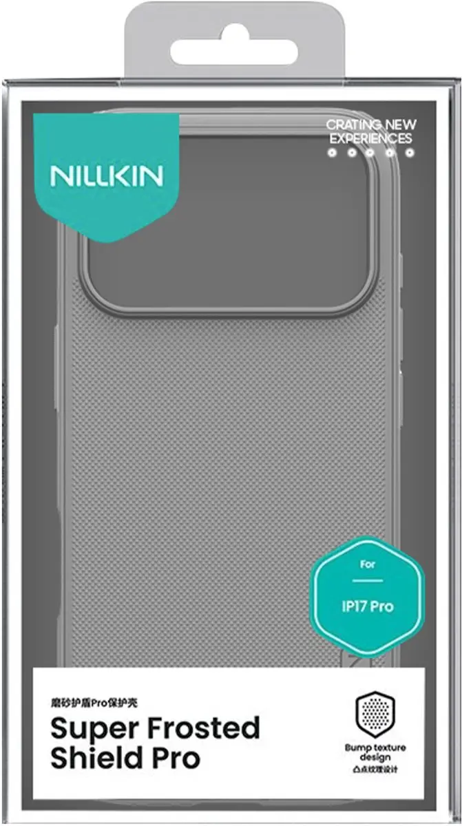 Nillkin iPhone 17 Pro Bi-Materiaal Hoesje Grijs - 57983127607
