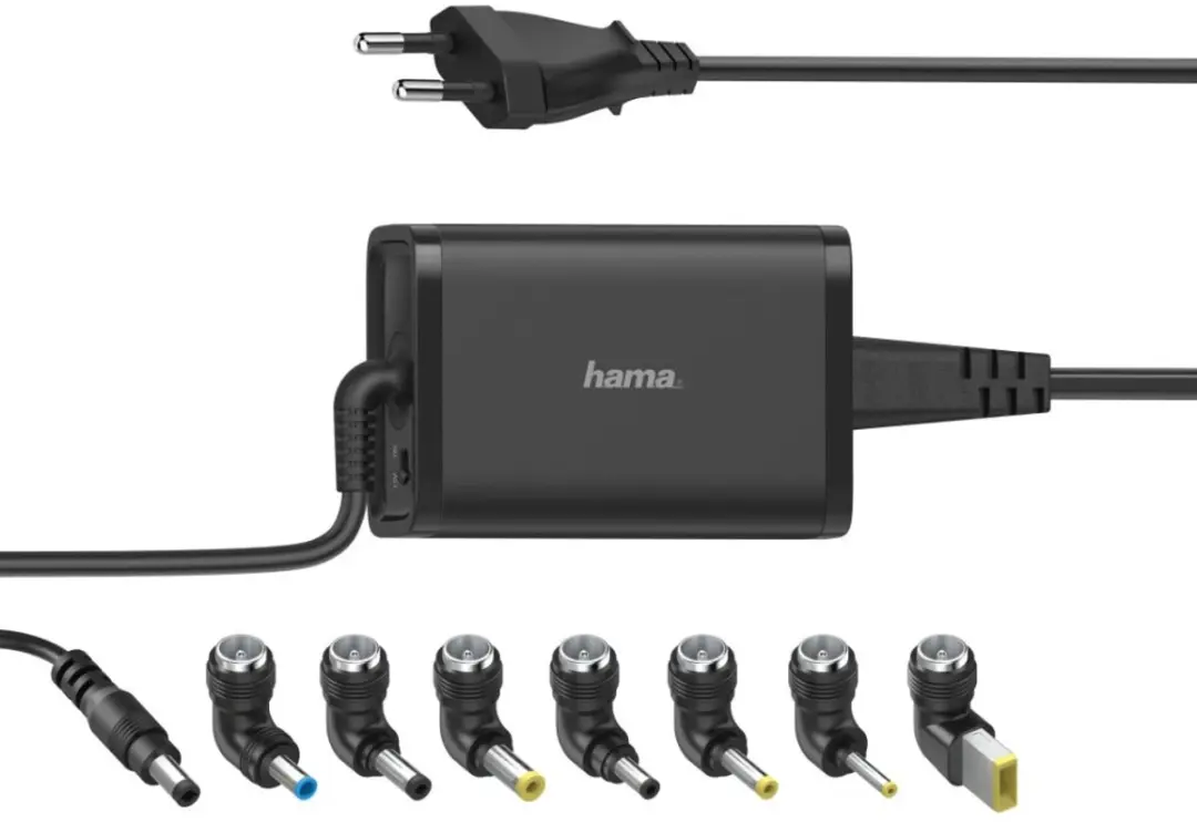 Hama Universele Notebook-netadapter 65W - 15-19V - Kleurenmix