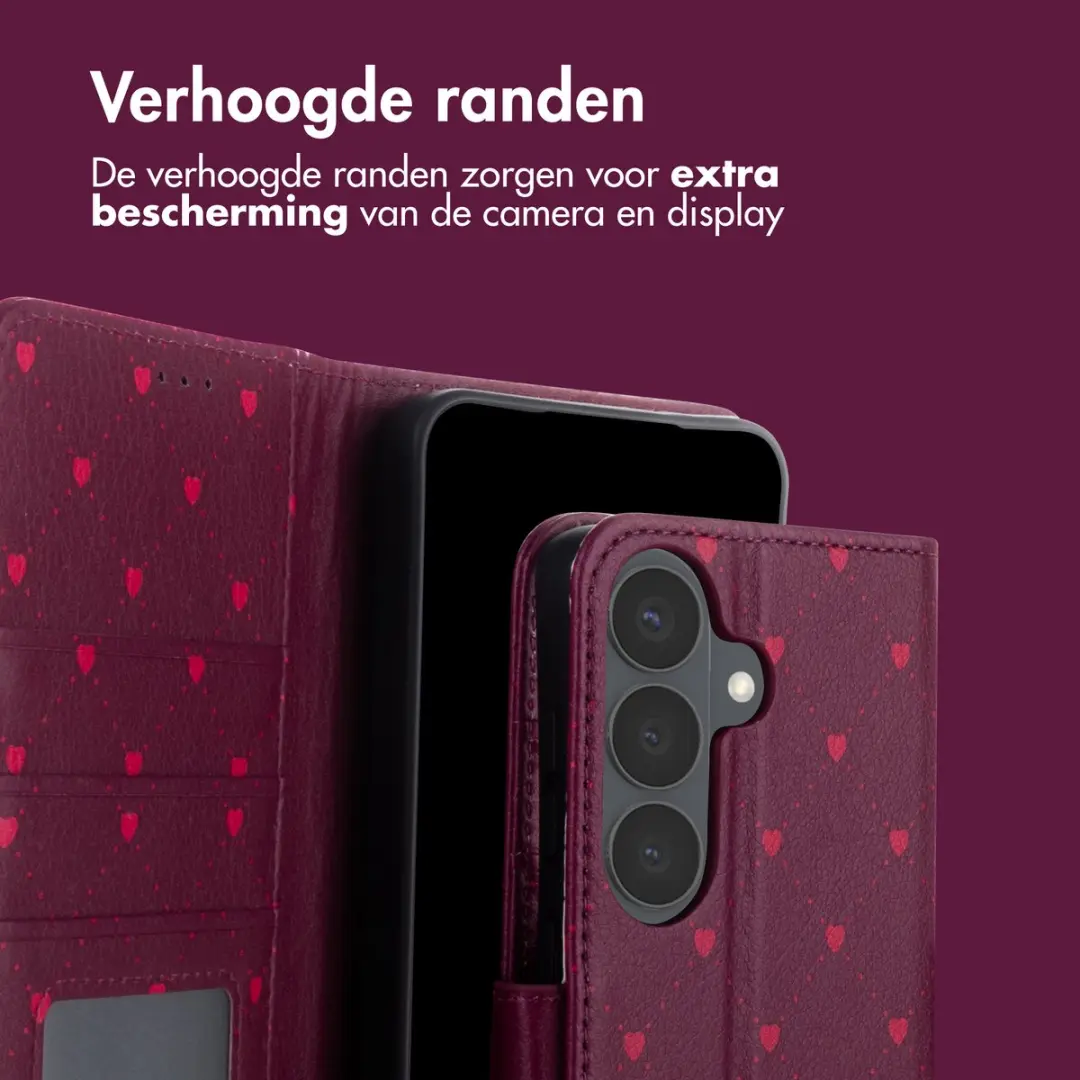 Imoshion Bookcase Hoesje Samsung Galaxy S26 - 3 Pasjes - Rood