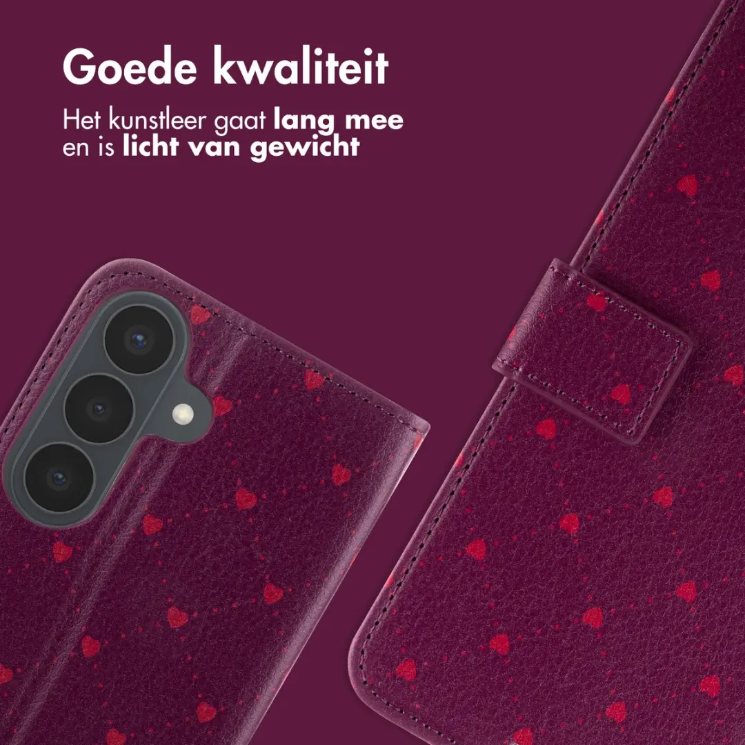Imoshion Bookcase Hoesje Samsung Galaxy S26 - 3 Pasjes - Rood