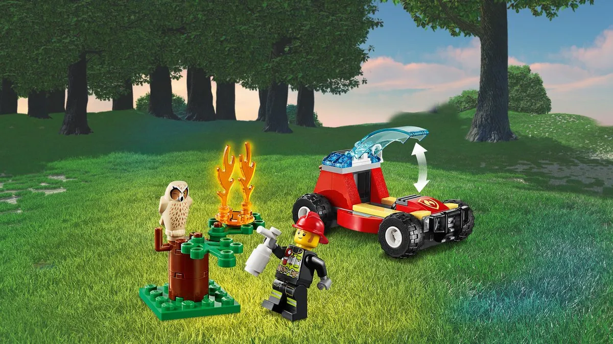 LEGO City Brandweer Bosbrand 60247 - 6 Minifiguren - afbeelding 6 van 6