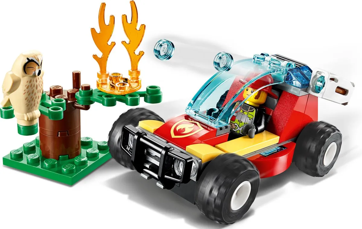LEGO City Brandweer Bosbrand 60247 - 6 Minifiguren
