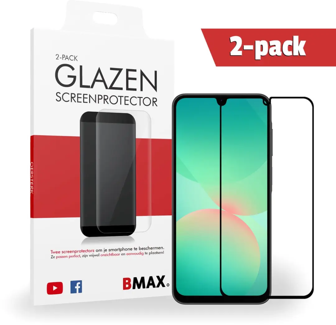 BMAX Samsung Galaxy A26 Screenprotector 2 Stuks
