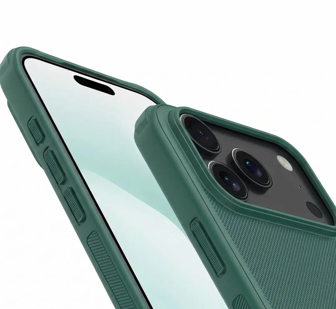 Nillkin Hoesje iPhone 17 Pro Bi-Materiaal Donkergroen - 57983127606