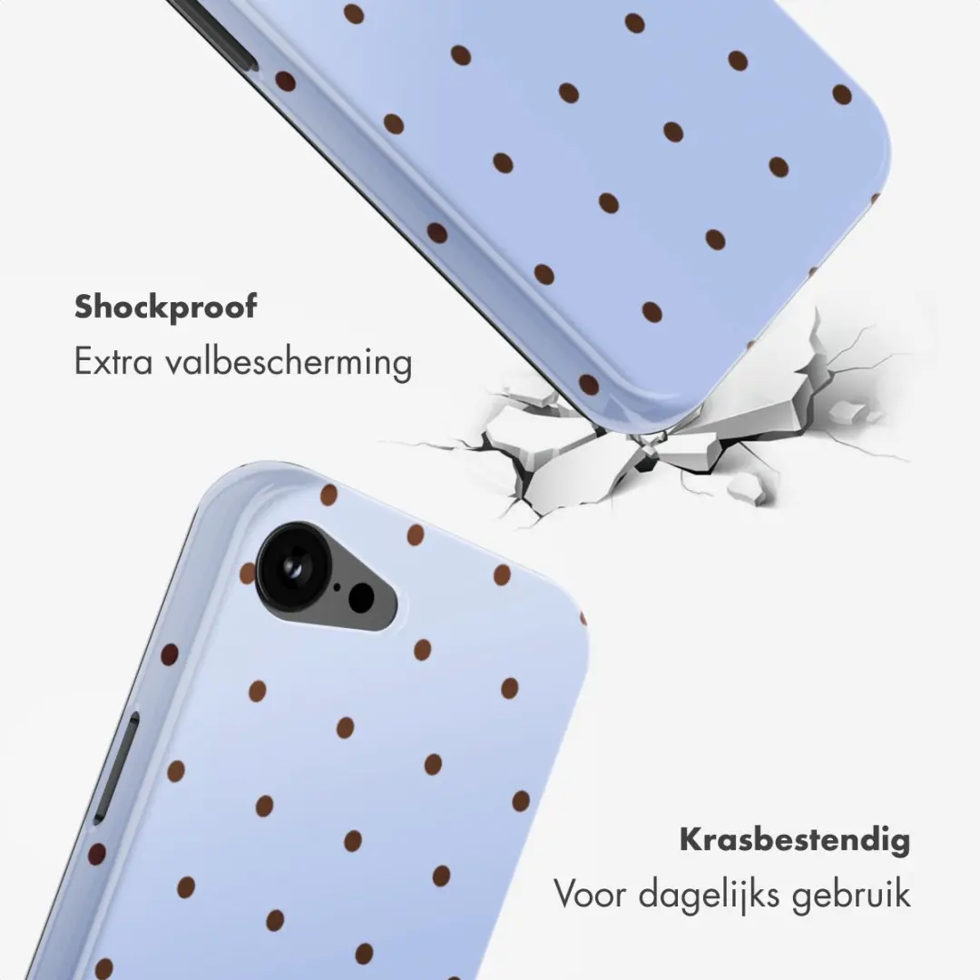 Selencia Hoesje iPhone 17e/16e - MagSafe Lichtblauw